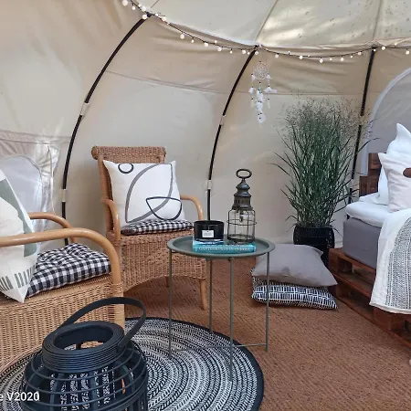 Hotel Glamping Altes Pastorat Barmstedt Exterior foto